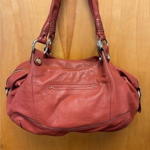 B Makowsky hobo leather handbag.